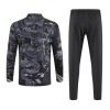 Sudadera De Entrenamiento Real Madrid Cremallera De Cuarto 23-24 Negra - Hombre